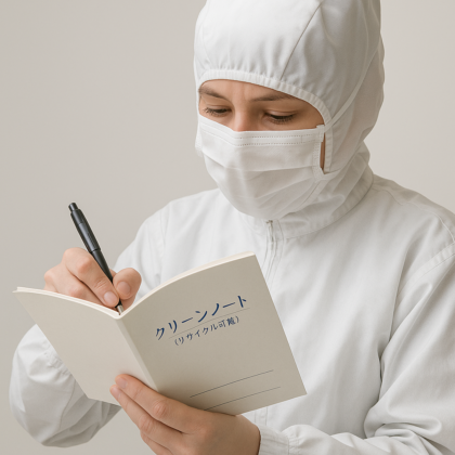 米村印刷のクリーンルーム用ノート（A4・B5・ポケットサイズ）